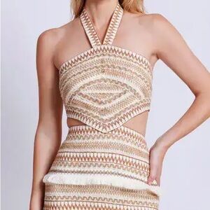 PatBO Jute Halter Top